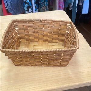 Woven Tan Basket